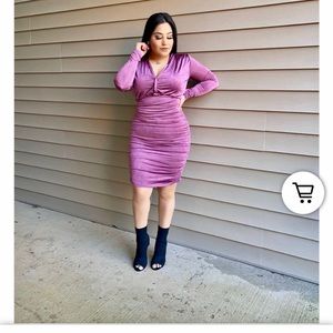 Medium dress purple